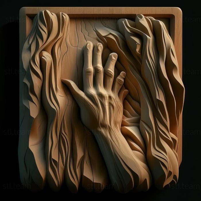 3D модель Ліва рука темряви Урсула Ле Гуїн 1969 (STL)
